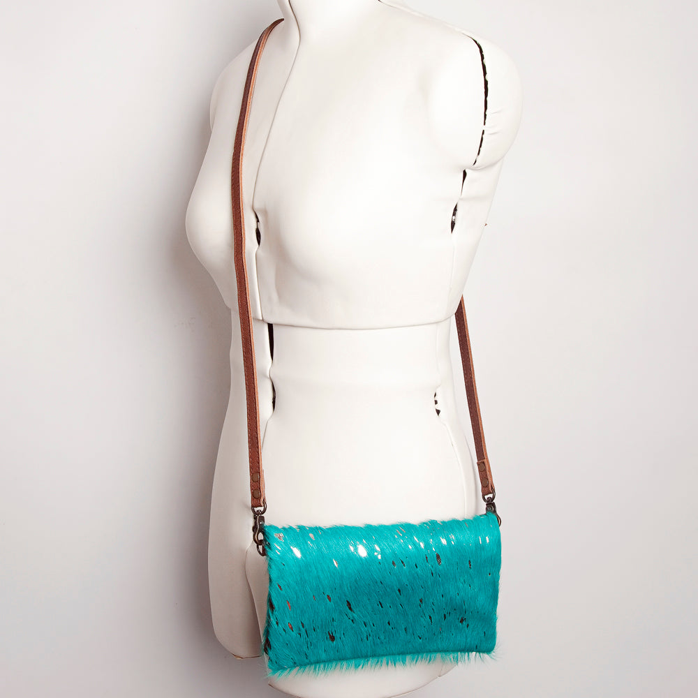 American Darling Hair On Genuine Leather Women Bag Western Handbag Purse