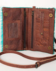 American Darling Hair On Genuine Leather Women Bag Western Handbag Purse