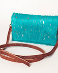 American Darling Hair On Genuine Leather Women Bag Western Handbag Purse