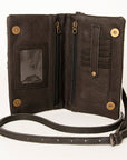 American Darling Hair On Genuine Leather Women Bag Western Handbag Purse