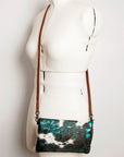 American Darling Hair On Genuine Leather Women Bag Western Handbag Purse