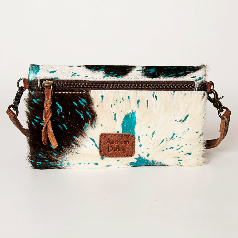 American Darling Hair On Genuine Leather Women Bag Western Handbag Purse