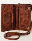 American Darling Hair On Genuine Leather Women Bag Western Handbag Purse