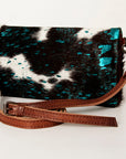 American Darling Hair On Genuine Leather Women Bag Western Handbag Purse
