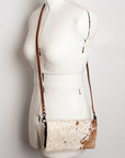 American Darling Hair On Genuine Leather Women Bag Western Handbag Purse