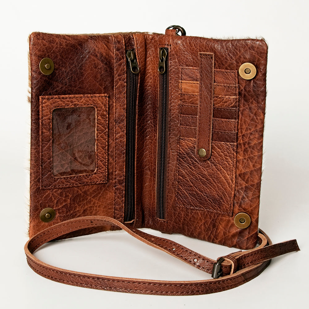 American Darling Hair On Genuine Leather Women Bag Western Handbag Purse