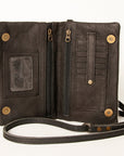 American Darling Hair On Genuine Leather Women Bag Western Handbag Purse