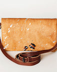 American Darling Hair On Genuine Leather Women Bag Western Handbag Purse