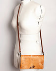 American Darling Hair On Genuine Leather Women Bag Western Handbag Purse