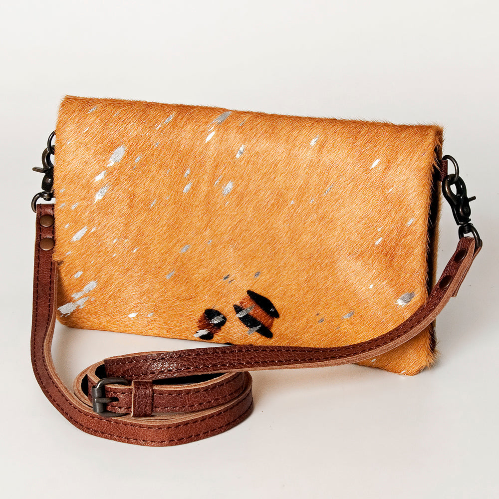 American Darling Hair On Genuine Leather Women Bag Western Handbag Purse