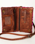 American Darling Hair On Genuine Leather Women Bag Western Handbag Purse