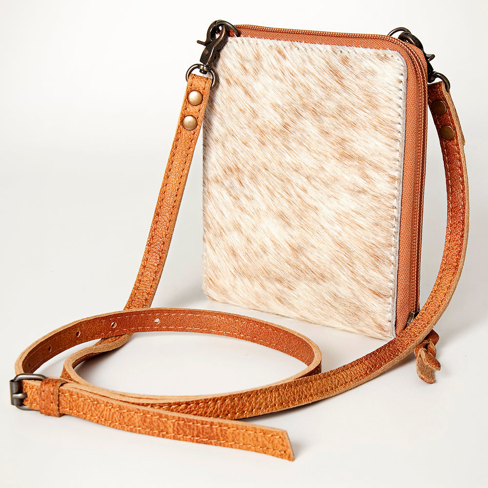 American Darling Hair On Genuine Leather Women Bag Western Handbag Purse