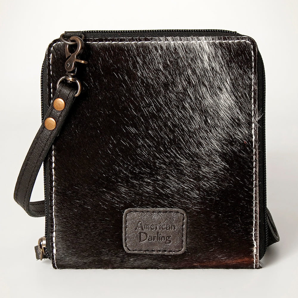 American Darling Hair On Genuine Leather Women Bag Western Handbag Purse
