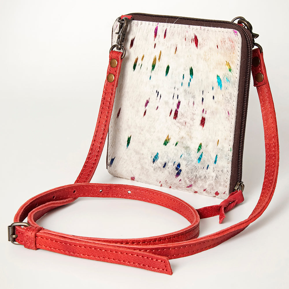 American Darling Hair On Genuine Leather Women Bag Western Handbag Purse