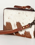 American Darling Hair On Genuine Leather Women Bag Western Handbag Purse