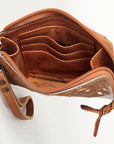 American Darling Hair On Genuine Leather Women Bag Western Handbag Purse