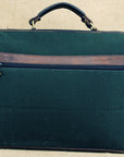 Laptop Organizer Multipocket Messenger Bag Leather Canvas