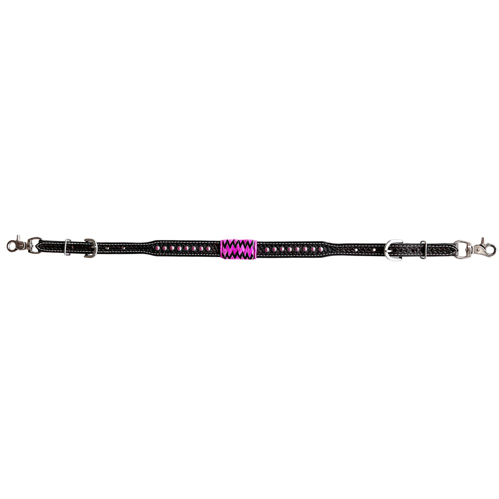 Bar H Equine Genuine Western American Leather Horse Premium Headstall &amp; Breast Collar Set