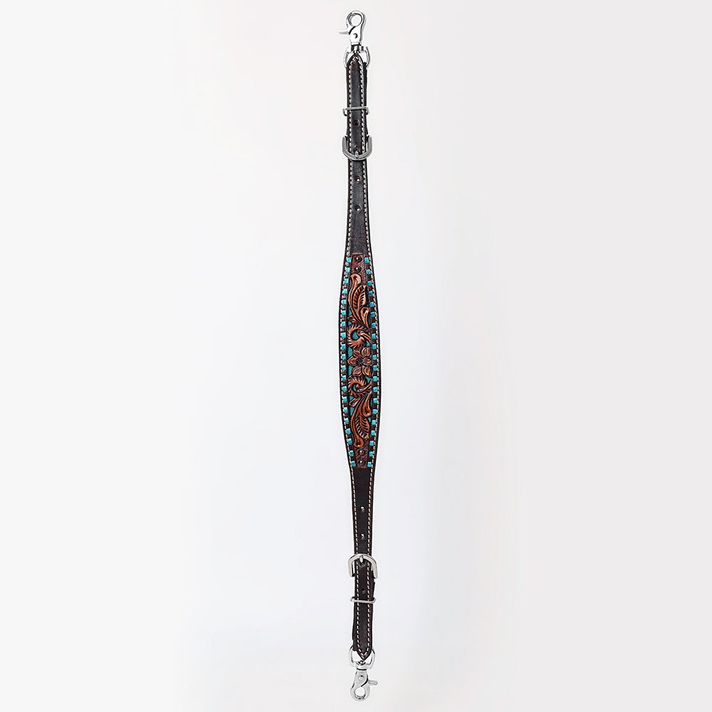 Bar H Equine Genuine Western American Leather Horse Premium Headstall &amp; Breast Collar Set