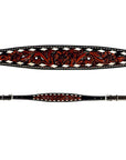 Bar H Equine American Leather Horse Saddle Tack One Ear Headstall | Breast Collar | Browband Headstall | Wither Strap | Tack Set BER246