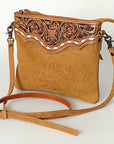 American Darling Small Crossbody Saddle Blanket Genuine Leather women bag western handbag purse