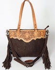 American Darling Tote Hair On Genuine Leather Women Bag Western Handbag Purse