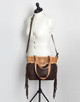 American Darling Tote Hair On Genuine Leather Women Bag Western Handbag Purse