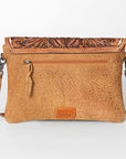 American Darling ADBGS178DM1D Envelope Hand Tooled Embossed Genuine Leather women bag western handbag purse