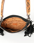 American Darling ADBGS192DM1F Messenger Hand Tooled Embossed Genuine Leather women bag western handbag purse