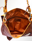 American Darling ADBGM123R2 Crossbody Genuine Leather Women Bag Western Handbag Purse