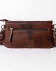 American Darling Small Crossbody Hand Tooled Saddle Blanket Genuine Leather women bag western handbag purse