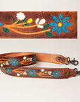 American Darling ADSTZ104 Hand Tooled Genuine Leather Crossbody Handle Strap For Bags