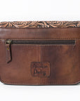 American Darling Small Crossbody Hand Tooled Hair On Genuine Leather Western Women Bag Handbag Purse | for Cute