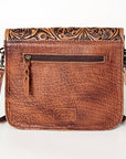 ADBG826C American Darling Hand Tooled Saddle Blanket Genuine Leather Women Bag Western Handbag Purse