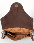 ADBG826C American Darling Hand Tooled Saddle Blanket Genuine Leather Women Bag Western Handbag Purse