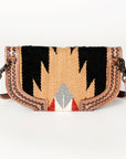 ADBG829B American Darling Hand Tooled Saddle Blanket Genuine Leather Women Bag Western Handbag Purse