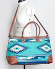 ADBG833A American Darling Saddle Blanket Genuine Leather Women Bag Western Handbag Purse