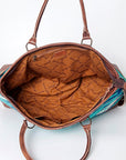 ADBG833A American Darling Saddle Blanket Genuine Leather Women Bag Western Handbag Purse