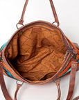 ADBG833B American Darling Saddle Blanket Genuine Leather Women Bag Western Handbag Purse