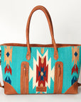 American Darling ADBG835C Tote Hand Tooled Saddle Blanket Genuine Leather women bag western handbag purse