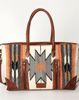 American Darling ADBG835D Tote Hand Tooled Saddle Blanket Genuine Leather women bag western handbag purse