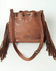 ADBG836A American Darling Hand Tooled Saddle Blanket Genuine Leather Women Bag Western Handbag Purse