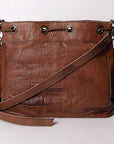 American Darling ADBG836B Cross Body Saddle Blanket Genuine Leather women bag western handbag purse