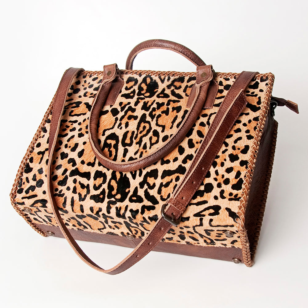American Darling Briefcase Hair On Genuine Leather women bag western handbag purse
