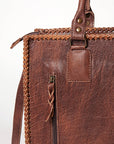 American Darling Briefcase Hair On Genuine Leather women bag western handbag purse
