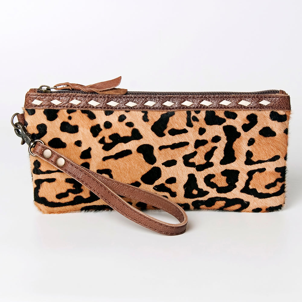 American Darling Wristlet Genuine Leather Women Bag W. Handbag Purse –