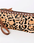 American Darling Wristlet Hair on Genuine Leather Western Women Bag | Handbag Purse | Women Wristlet | Wristlet Wristlet | Travel Wristlet | Leather Wristlet | Clutch Wristlet