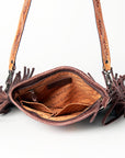 American Darling ADBGZ599 Crossbody Saddle Blanket Genuine Leather Women Bag Western Handbag Purse
