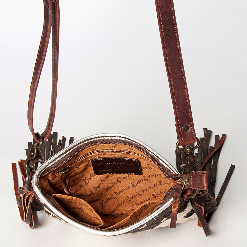 American Darling ADBGZ606 Crossbody Hair-On Genuine Leather Women Bag Western Handbag Purse