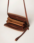 American Darling ADBGZ607 Small Crossbody Hair-On Genuine Leather Women Bag Western Handbag Purse